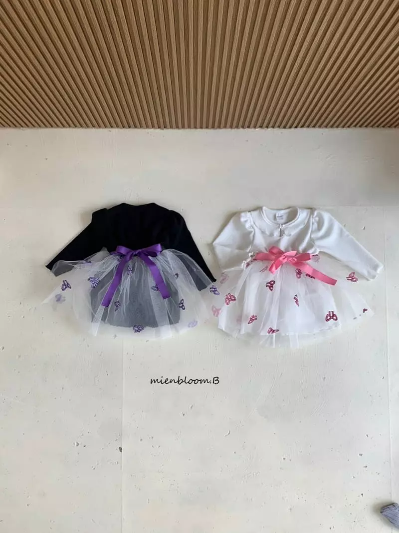 Mienbloom B - Korean Children Fashion - #childofig - Ribonbon One-piece - 7