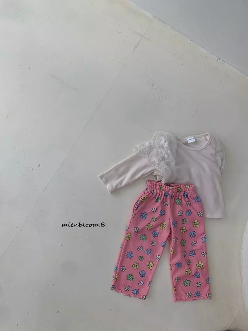 Mienbloom B - Korean Children Fashion - #childofig - Angel Collar Tee - 8