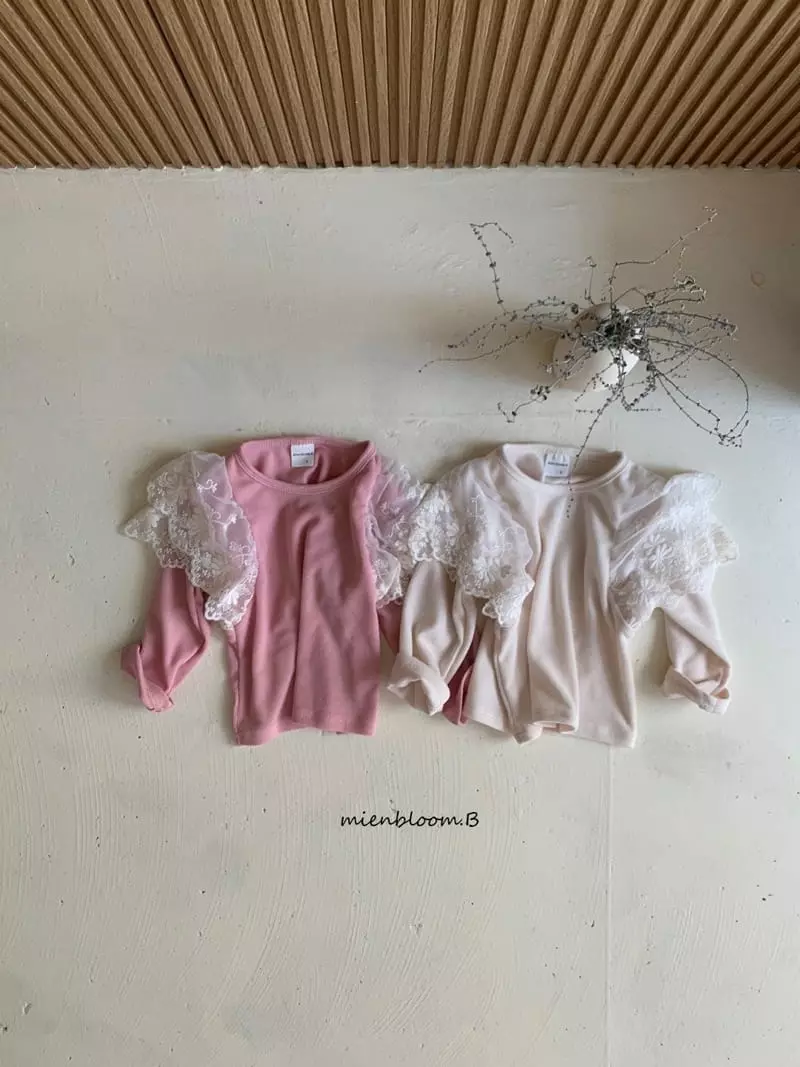 Mienbloom B - Korean Children Fashion - #designkidswear - Angel Collar Tee - 10