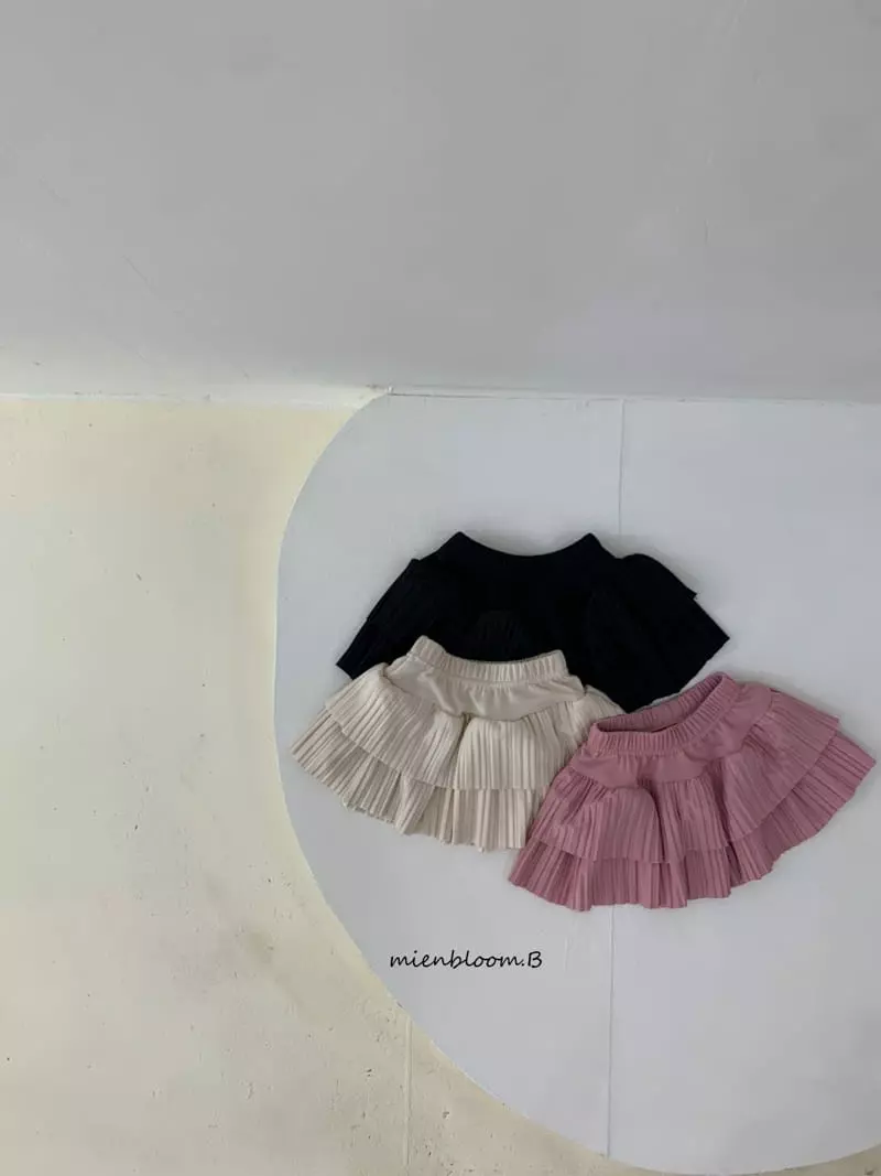 Mienbloom B - Korean Children Fashion - #fashionkids - Oscar Wrinkle Skirt - 9