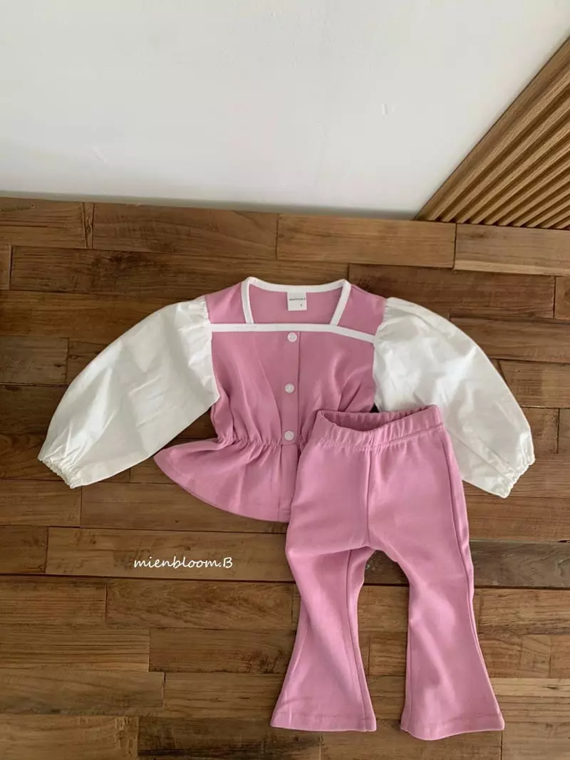 Mienbloom B - Korean Children Fashion - #fashionkids - Lia Top Bottom Set - 8