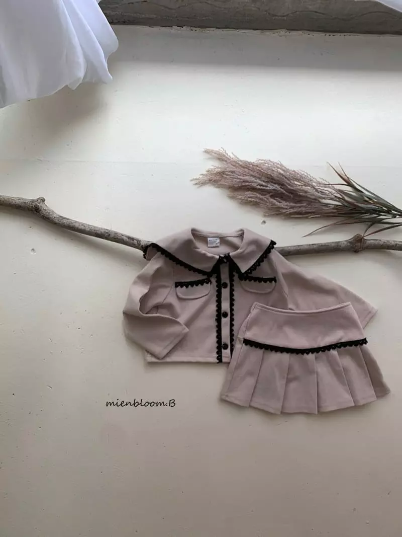 Mienbloom B - Korean Children Fashion - #kidsshorts - Mello Top Bottom Set - 2