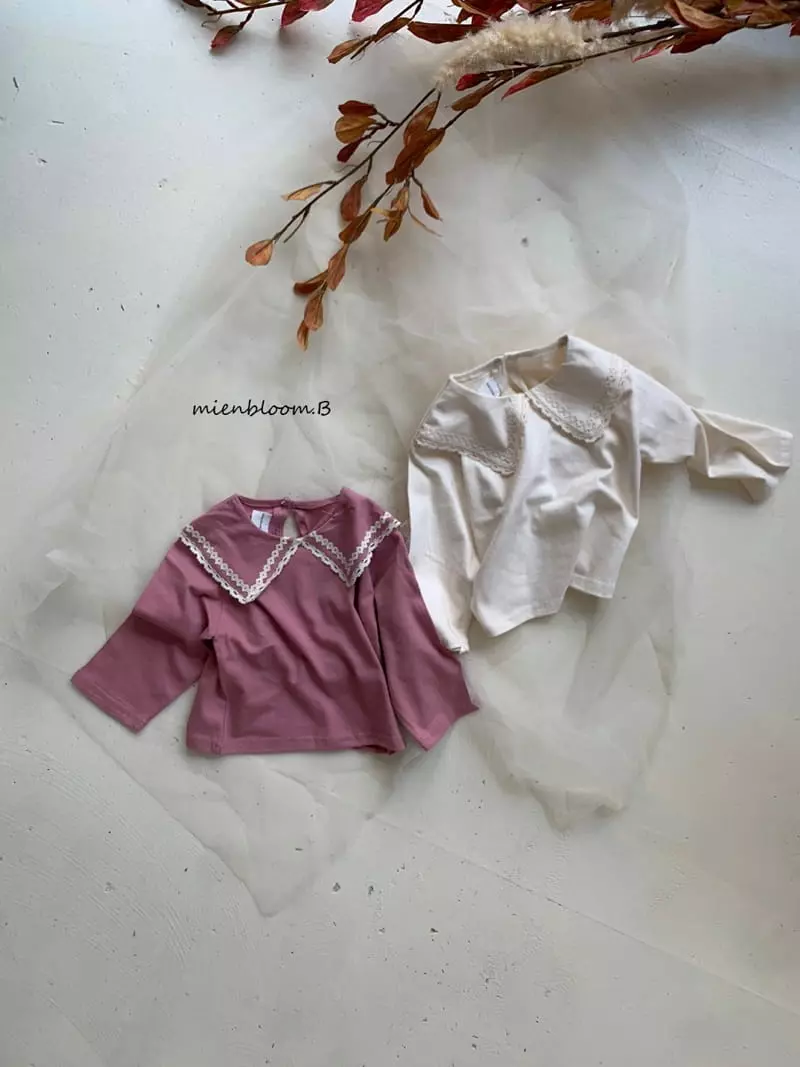 Mienbloom B - Korean Children Fashion - #kidsshorts - Misha Collar Tee
