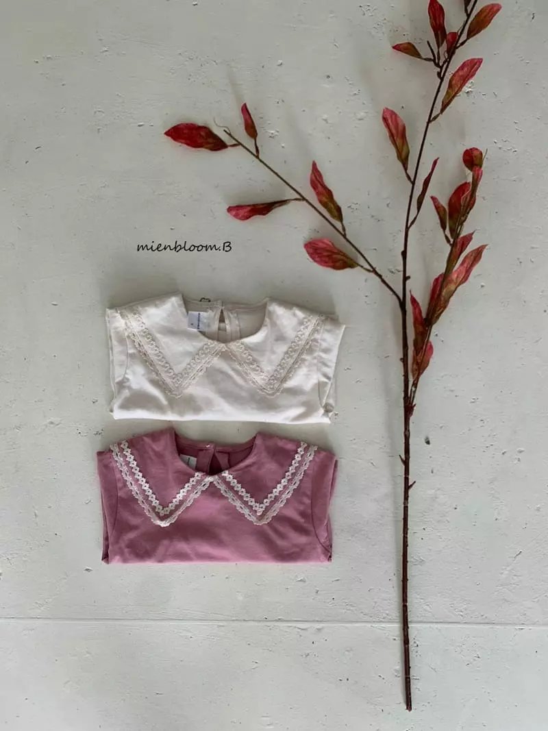Mienbloom B - Korean Children Fashion - #kidsstore - Misha Collar Tee - 2