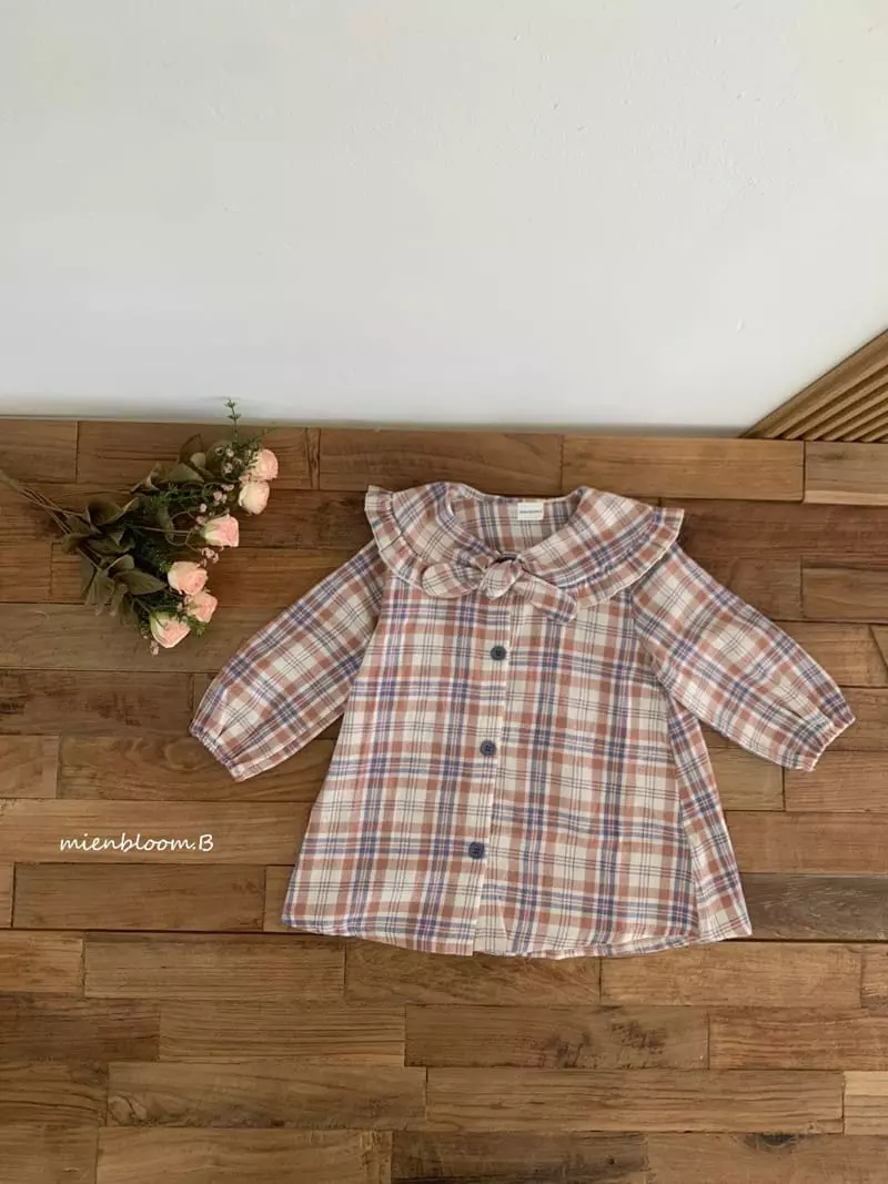 Mienbloom B - Korean Children Fashion - #littlefashionista - Shirely Check One-piece - 5
