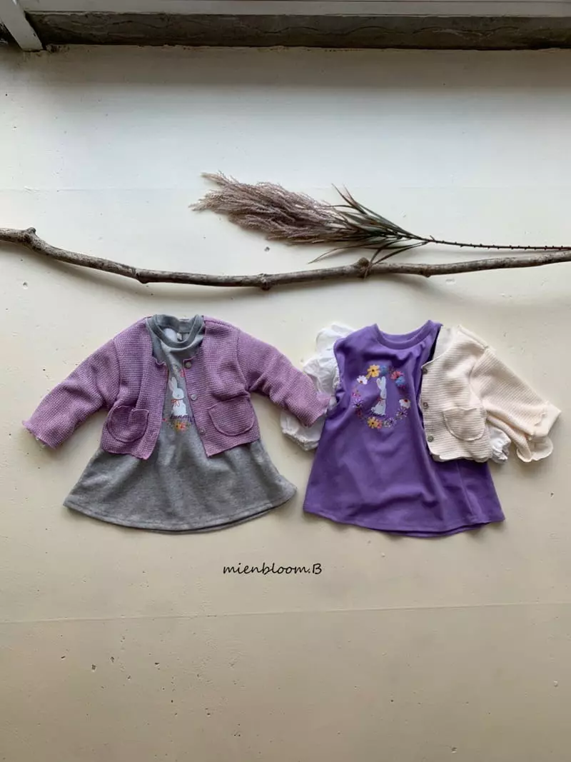 Mienbloom B - Korean Children Fashion - #littlefashionista - Rabbit Paint One-piece - 2