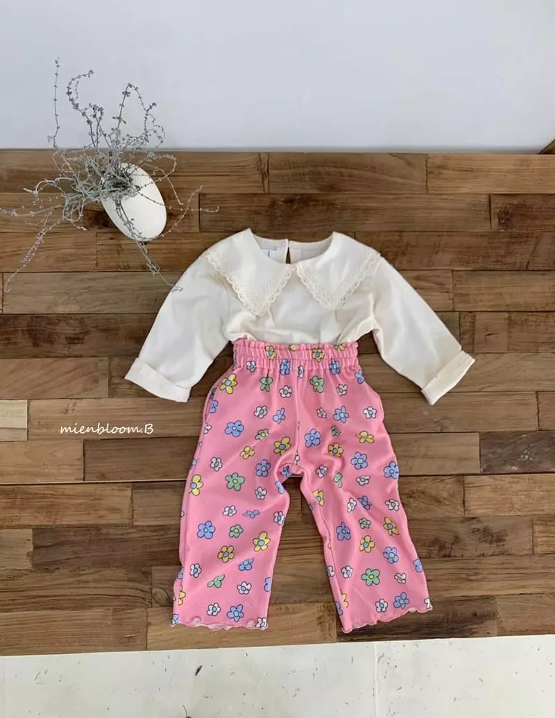 Mienbloom B - Korean Children Fashion - #littlefashionista - Misha Collar Tee - 5