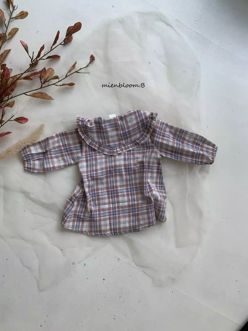Mienbloom B - Korean Children Fashion - #magicofchildhood - Shirely Check One-piece - 6