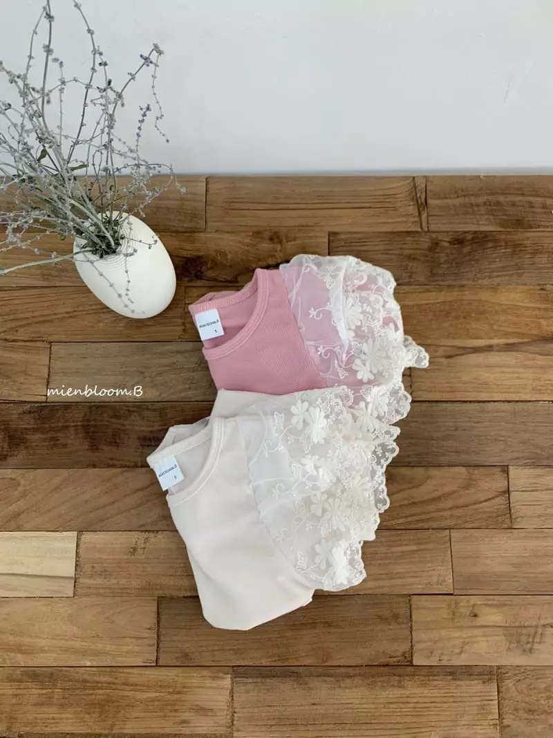Mienbloom B - Korean Children Fashion - #magicofchildhood - Angel Collar Tee - 2