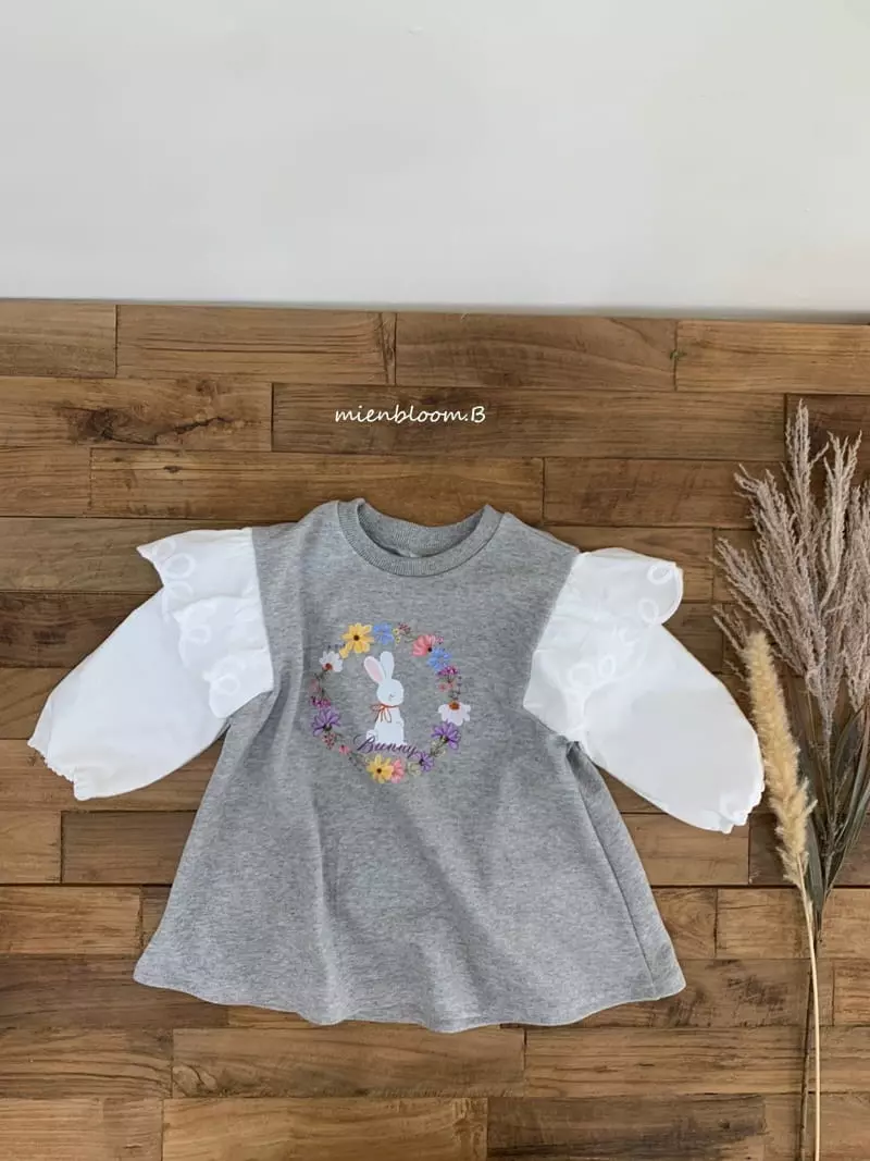 Mienbloom B - Korean Children Fashion - #magicofchildhood - Rabbit Paint One-piece - 4