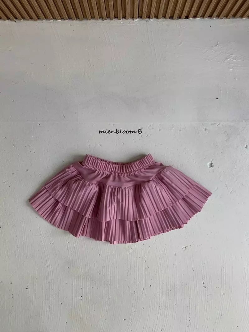 Mienbloom B - Korean Children Fashion - #minifashionista - Oscar Wrinkle Skirt - 2