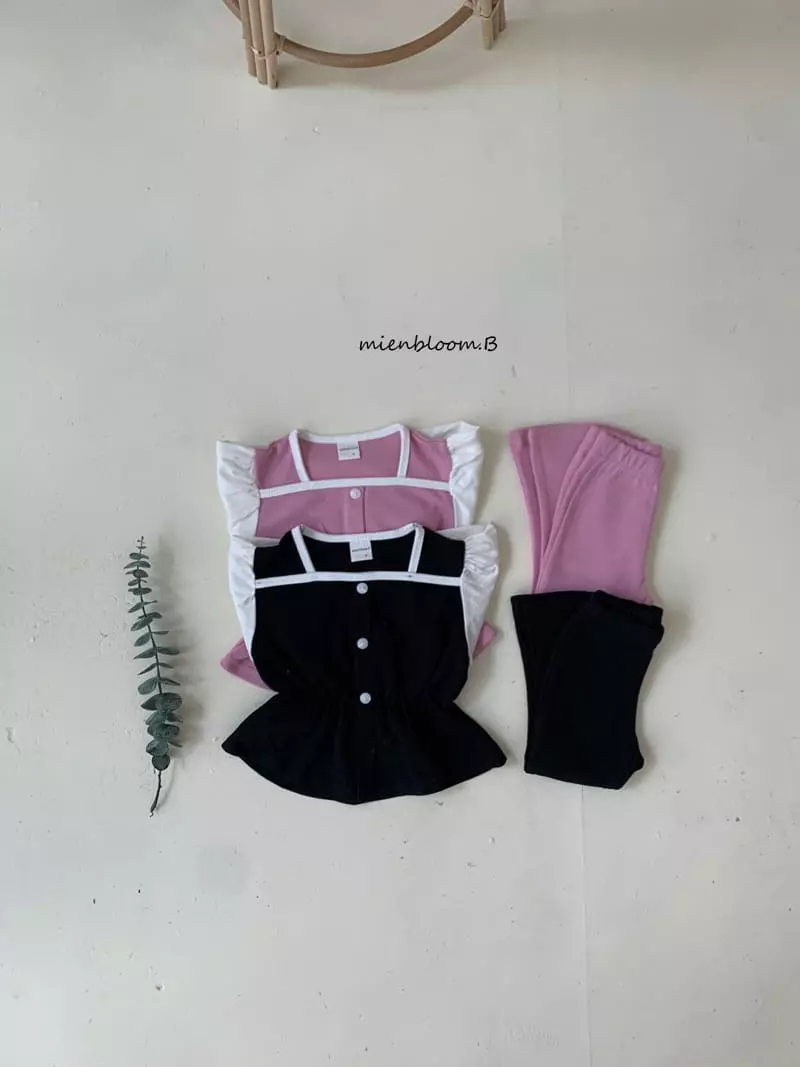 Mienbloom B - Korean Children Fashion - #minifashionista - Lia Top Bottom Set