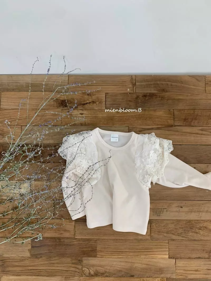 Mienbloom B - Korean Children Fashion - #minifashionista - Angel Collar Tee - 3