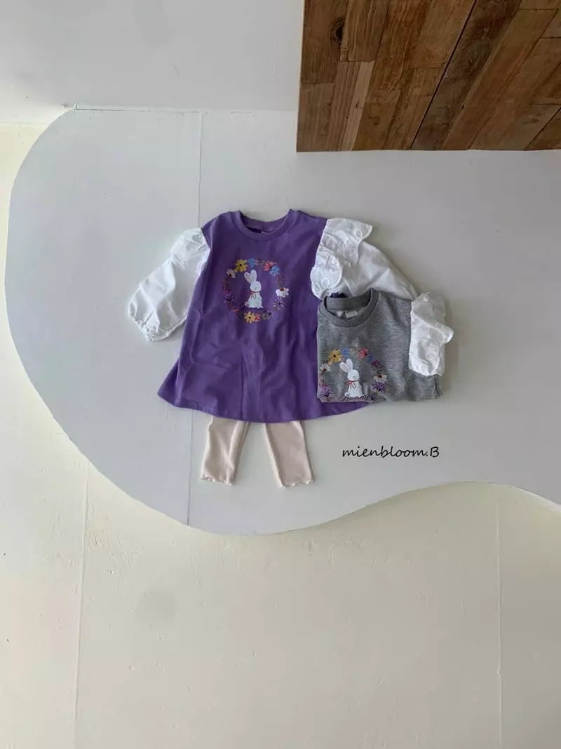 Mienbloom B - Korean Children Fashion - #prettylittlegirls - Rabbit Paint One-piece - 5
