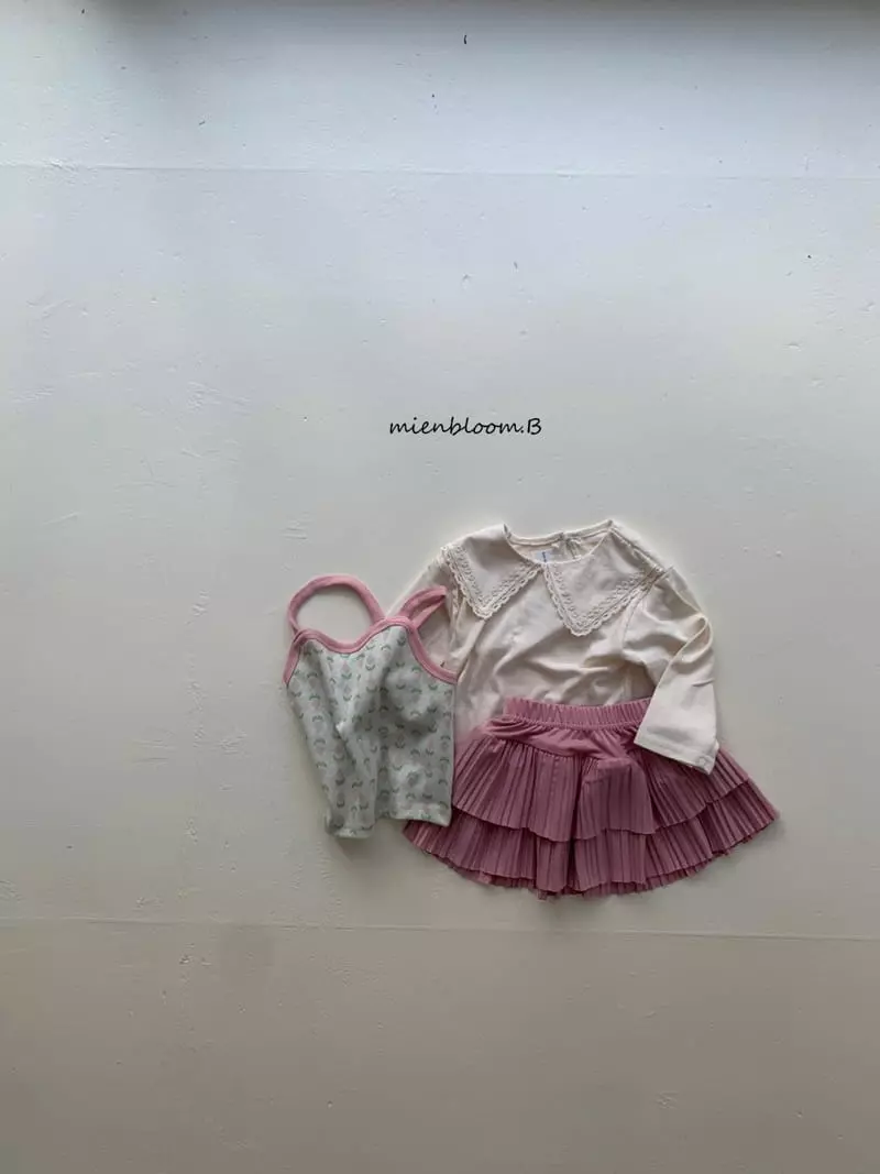 Mienbloom B - Korean Children Fashion - #prettylittlegirls - Bustier Top Bottom Set - 10
