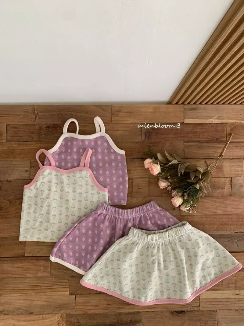 Mienbloom B - Korean Children Fashion - #todddlerfashion - Bustier Top Bottom Set - 11