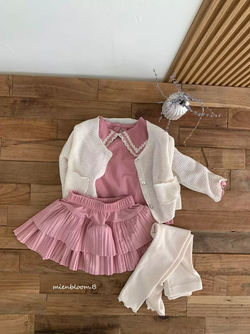 Mienbloom B - Korean Children Fashion - #todddlerfashion - Knit Cardigan - 8