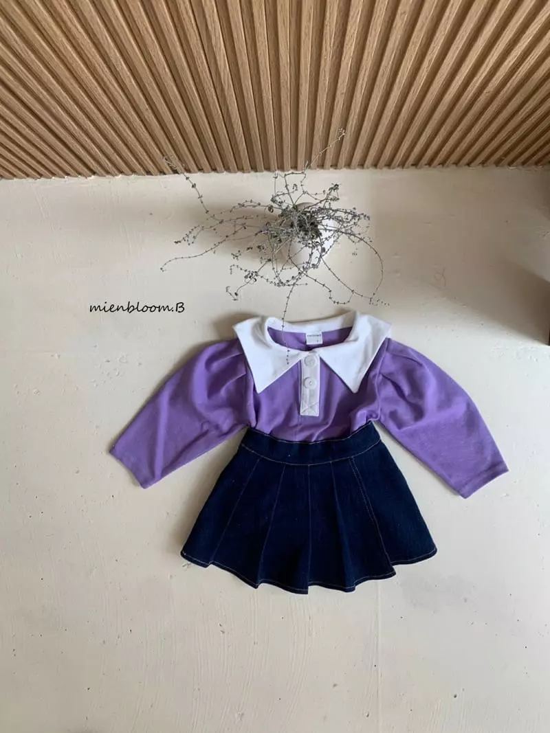 Mienbloom B - Korean Children Fashion - #todddlerfashion - Minky Tee - 2