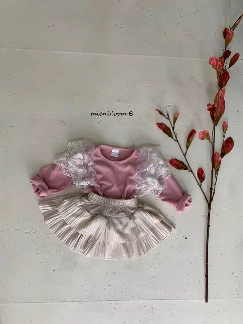 Mienbloom B - Korean Children Fashion - #toddlerclothing - Angel Collar Tee - 6