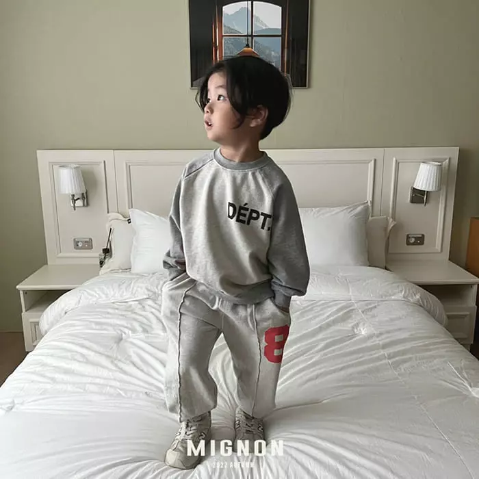 Mignon - Korean Children Fashion - #childofig - Number Sweatshirt - 6