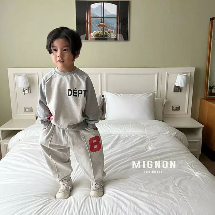 Mignon - Korean Children Fashion - #childofig - Number Sweatshirt - 7