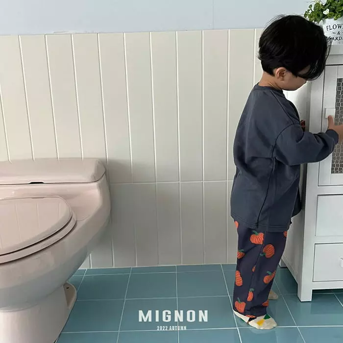 Mignon - Korean Children Fashion - #childofig - Pumpkin Pants - 2
