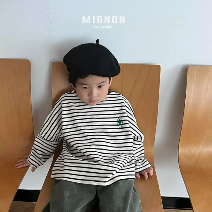 Mignon - Korean Children Fashion - #childofig - Play Embrodiery Tee