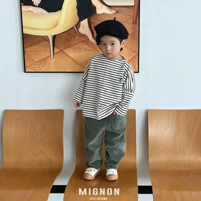 Mignon - Korean Children Fashion - #childofig - Play Embrodiery Tee - 2