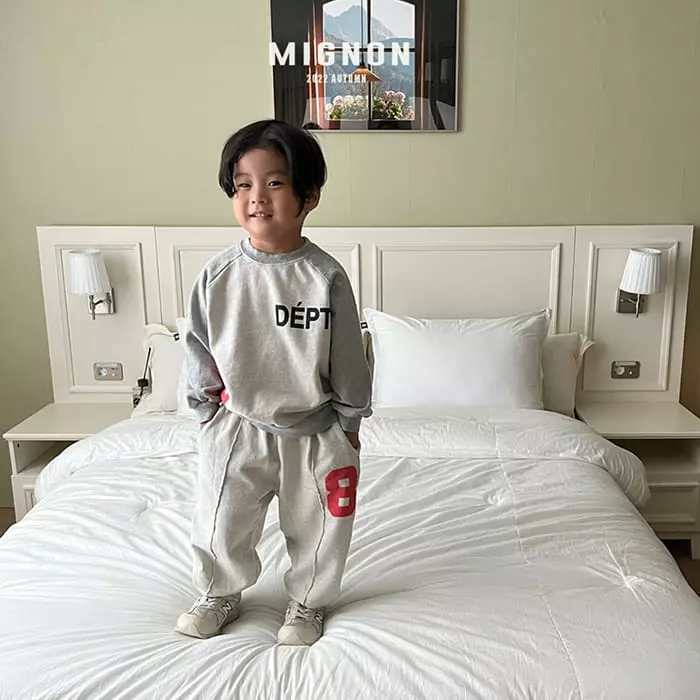 Mignon - Korean Children Fashion - #childrensboutique - Number Sweatshirt - 8