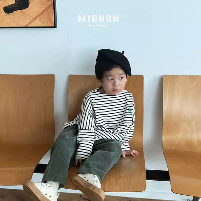Mignon - Korean Children Fashion - #childrensboutique - Play Embrodiery Tee - 4