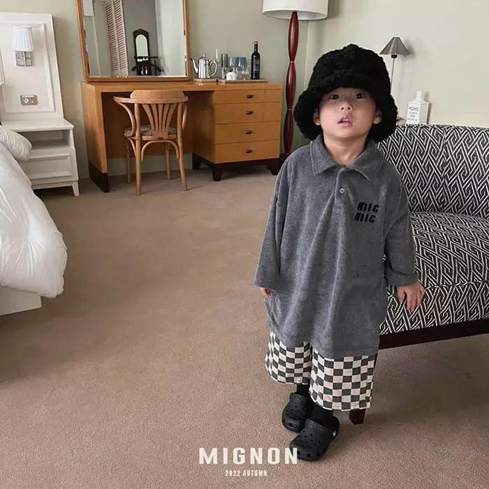 Mignon - Korean Children Fashion - #kidsshorts - Terry Tee - 3
