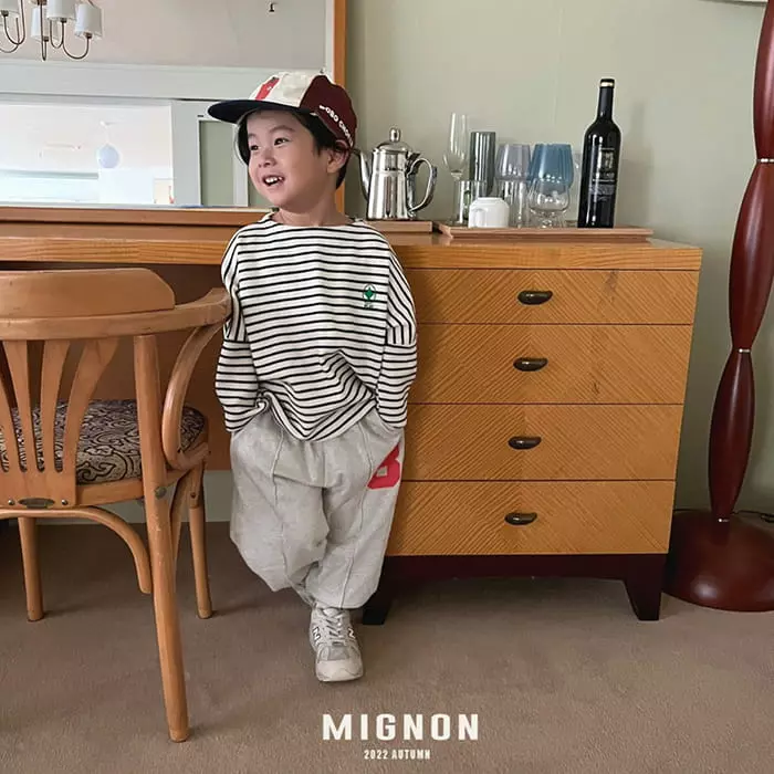 Mignon - Korean Children Fashion - #kidsstore - Play Embrodiery Tee - 8