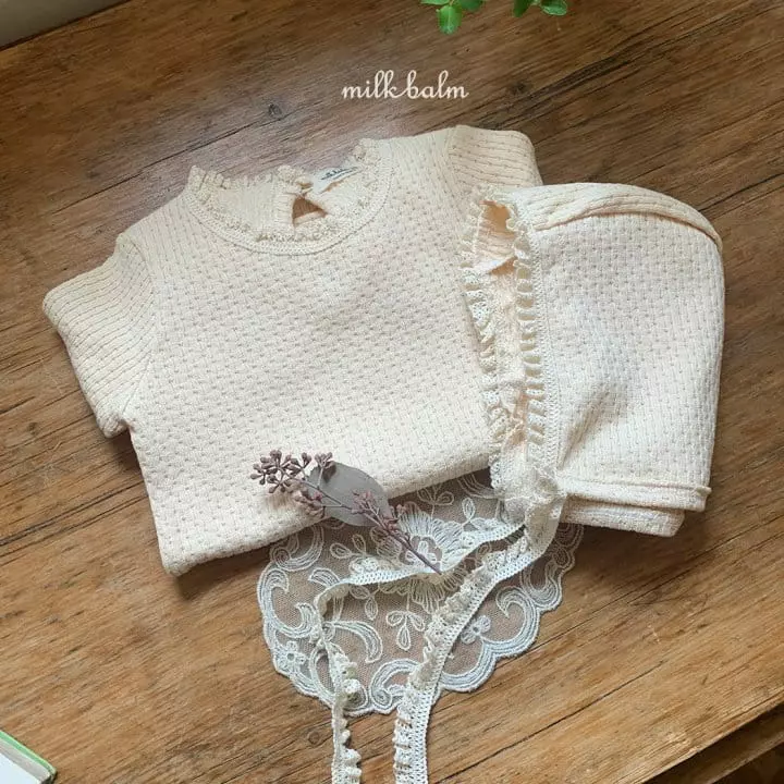 Milk Balm - Korean Baby Fashion - #babyfashion - Irin Bodysuit Set - 2