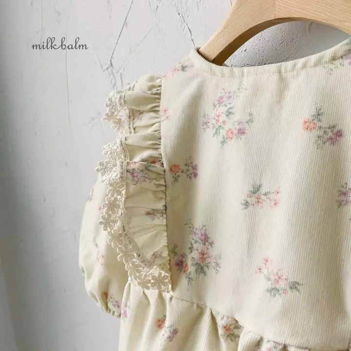 Milk Balm - Korean Baby Fashion - #babygirlfashion - Floria Bodysuit - 10