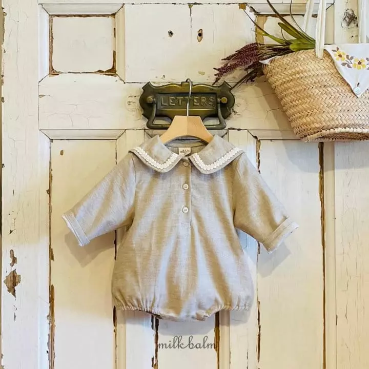Milk Balm - Korean Baby Fashion - #babyootd - Sailor Bodysuit - 11