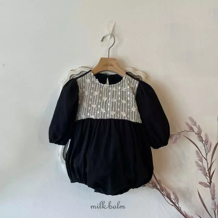 Milk Balm - Korean Baby Fashion - #babyoutfit - Blan Bodysuit - 11
