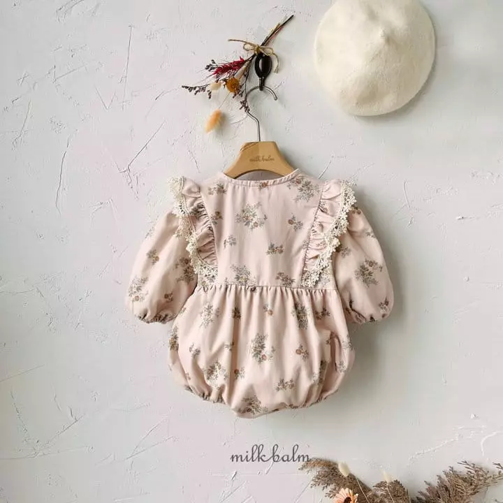 Milk Balm - Korean Baby Fashion - #onlinebabyshop - Floria Bodysuit - 3