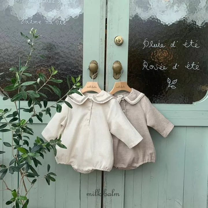 Milk Balm - Korean Baby Fashion - #onlinebabyshop - Sailor Bodysuit