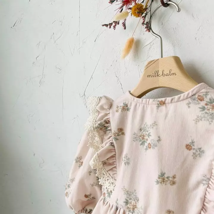 Milk Balm - Korean Baby Fashion - #onlinebabyshop - Floria Bodysuit - 4