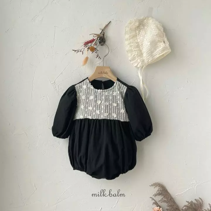 Milk Balm - Korean Baby Fashion - #smilingbaby - Blan Bodysuit