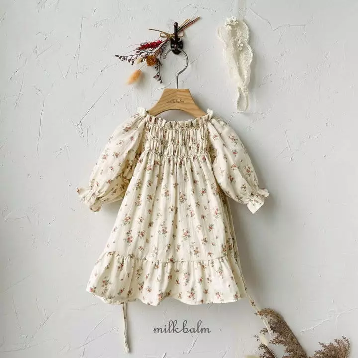 Milk Balm - Korean Children Fashion - #discoveringself - Lucy Smocked One-piece - 4