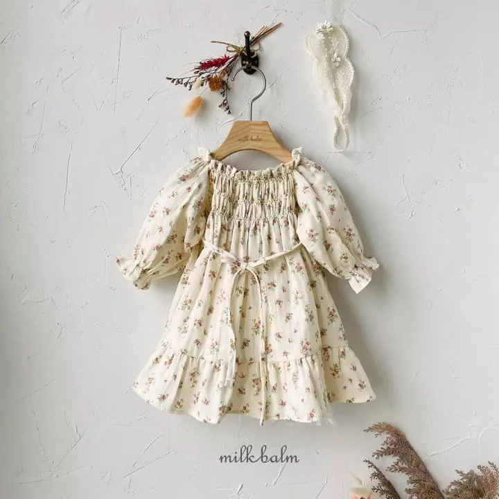 Milk Balm - Korean Children Fashion - #littlefashionista - Lucy Smocked One-piece - 9