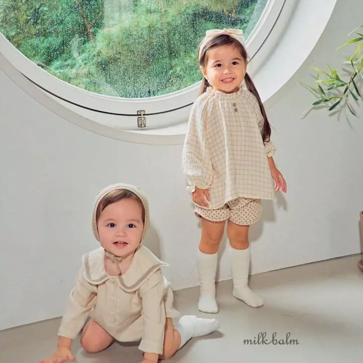 Milk Balm - Korean Children Fashion - #minifashionista - Cate Blouse - 4
