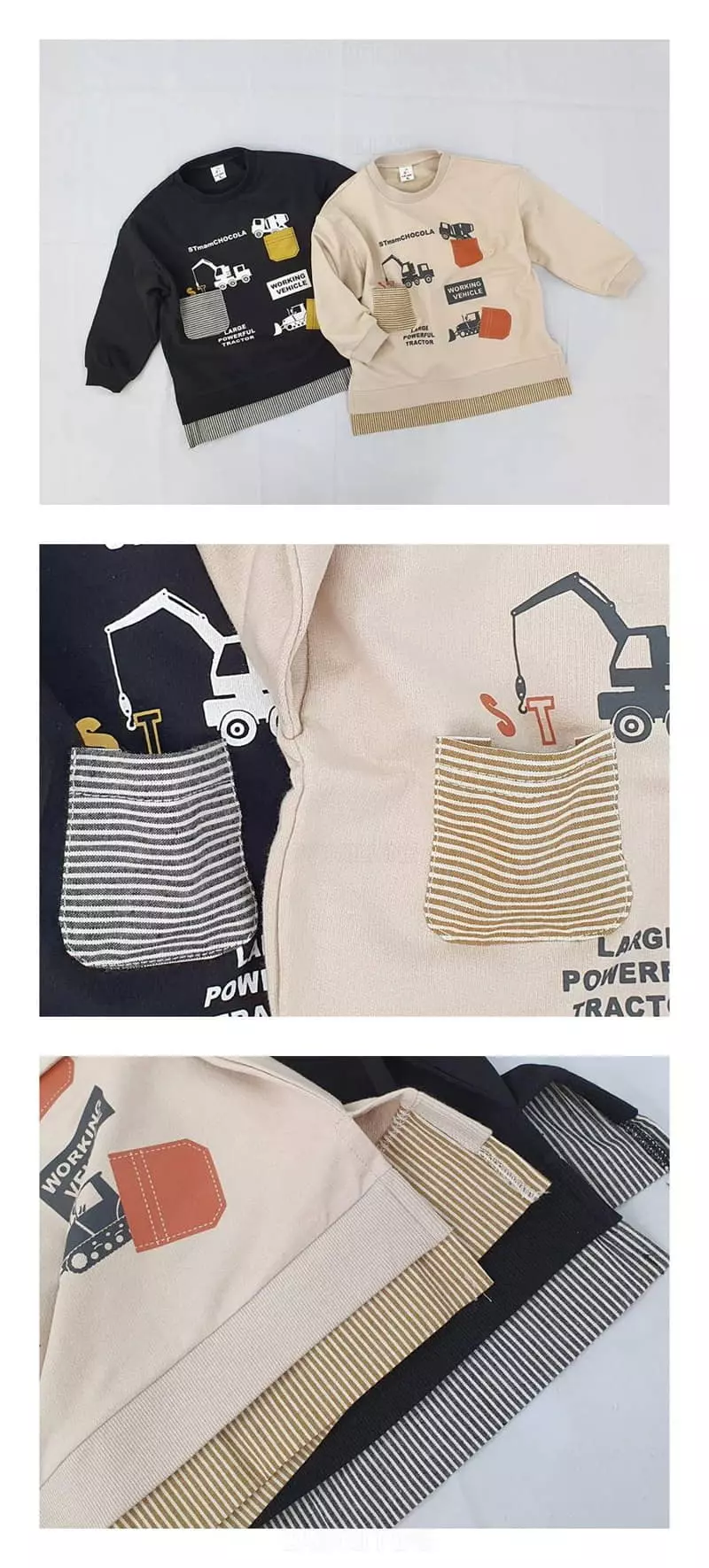 Milk Bebe - Korean Children Fashion - #minifashionista - Pocket Tee