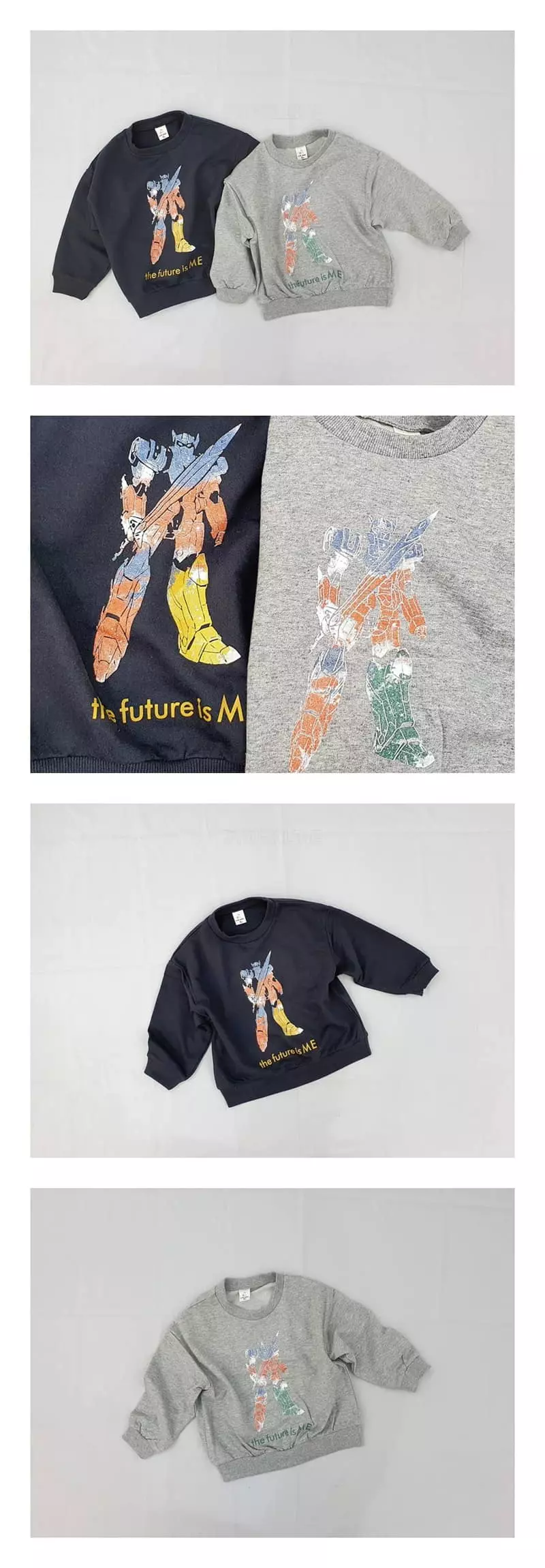 Milk Bebe - Korean Children Fashion - #prettylittlegirls - Future Robbot Tee