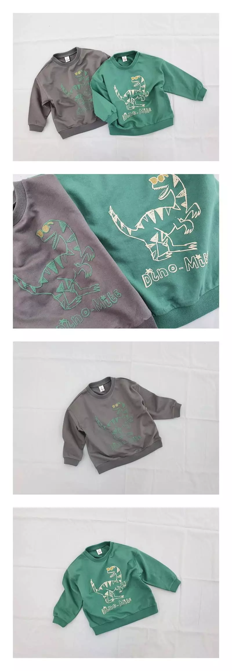 Milk Bebe - Korean Children Fashion - #toddlerclothing - Dino Tee