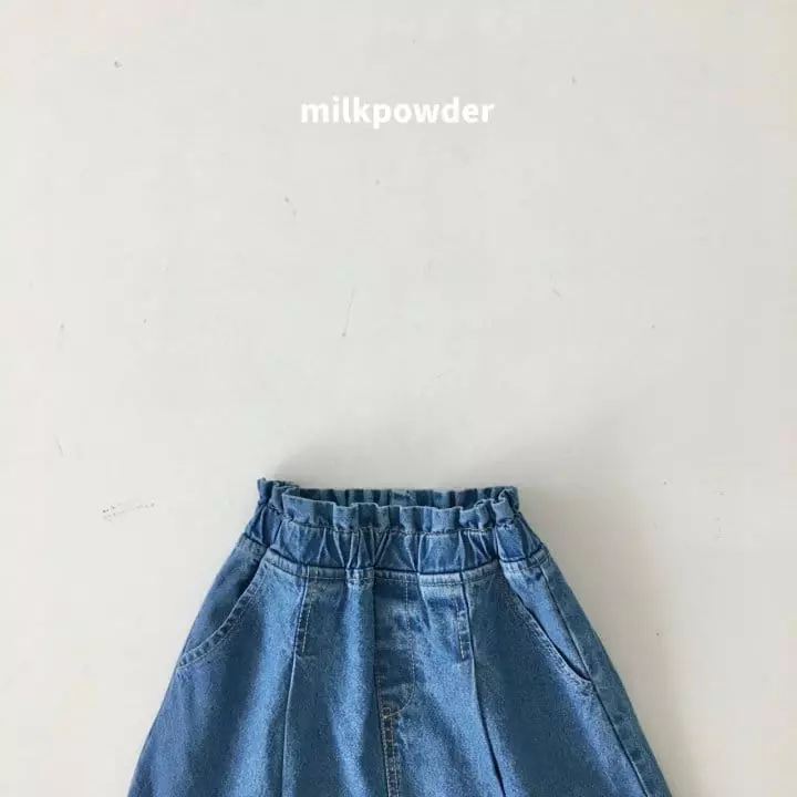 Milk Powder - Korean Children Fashion - #stylishchildhood - Ruffle Denim Skirt - 4