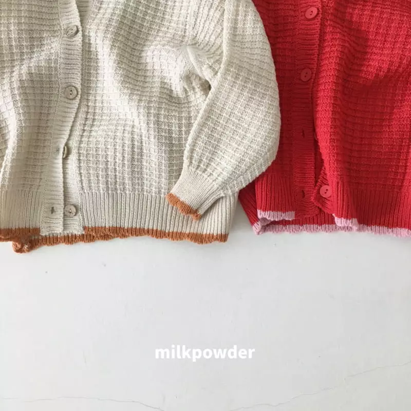 Milk Powder - Korean Children Fashion - #childofig - Mochi Knit Cardigan - 3