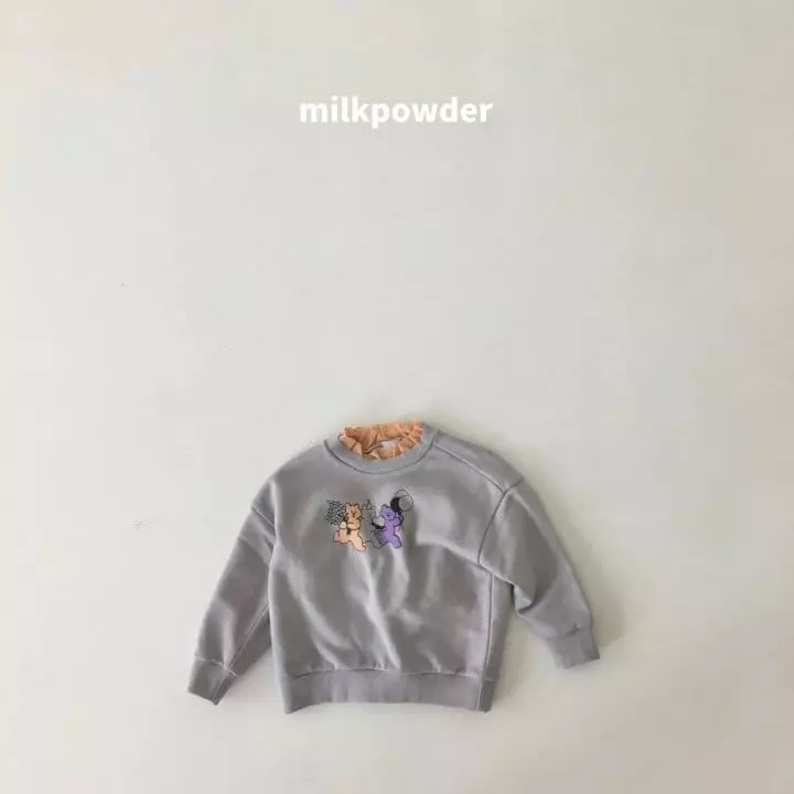 Milk Powder - Korean Children Fashion - #childofig - Bear Sweatshirt - 11