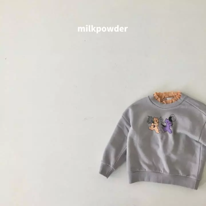 Milk Powder - Korean Children Fashion - #childofig - Bear Sweatshirt - 12